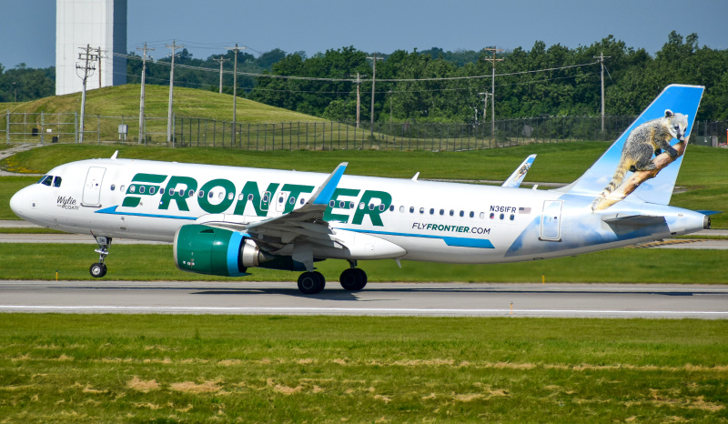 N361FR) Frontier Airlines Airbus A320NEO by Aidan Burke | AeroXplorer Photo  Database