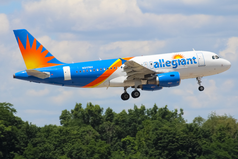 Photo of N317NV - Allegiant Air Airbus A319 at CVG on AeroXplorer Aviation Database