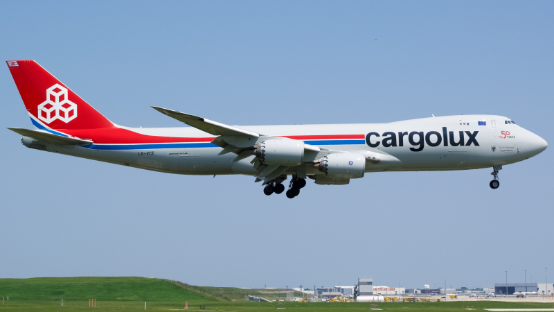 Photo of LX-VCE - CargoLux Boeing 747-8F at ORD on AeroXplorer Aviation Database