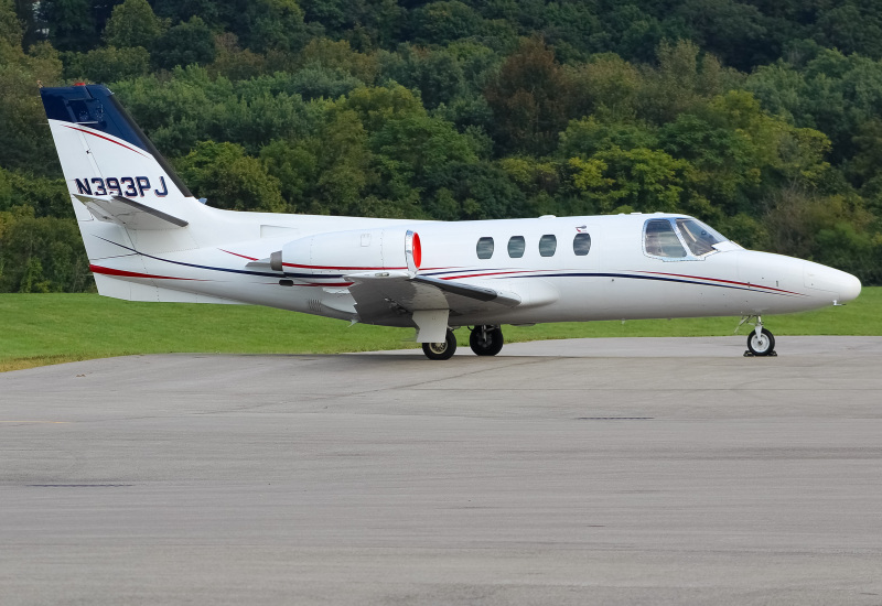 Photo of N393PJ - PRIVATE  Cessna Citation 501 at LUK on AeroXplorer Aviation Database