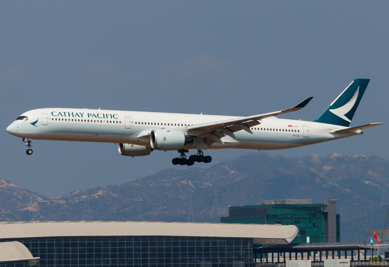 Photo of B-LXA - Cathay Pacific Airbus A350-1000 at HKG on AeroXplorer Aviation Database