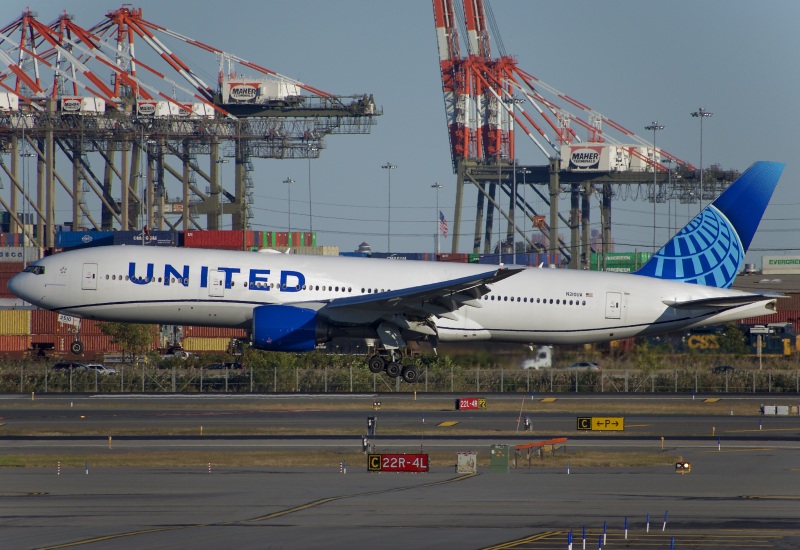 Photo of N210UA - United Airlines Boeing 777-200 at EWR on AeroXplorer Aviation Database