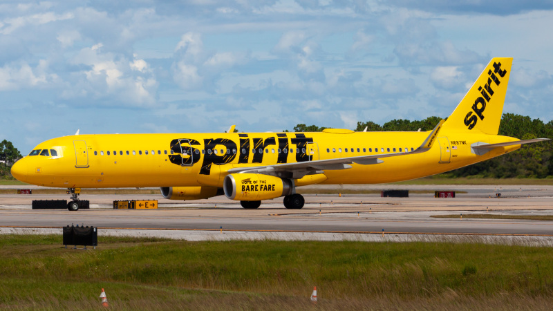 Photo of N687NK - Spirit Airlines Airbus A321-200 at MCO on AeroXplorer Aviation Database