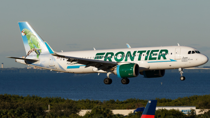 Photo of N390FR - Frontier Airlines Airbus A320NEO at TPA on AeroXplorer Aviation Database