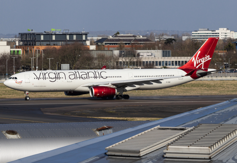 Photo of G-VINE - Virgin Atlantic Airbus A330-300 at LHR on AeroXplorer Aviation Database