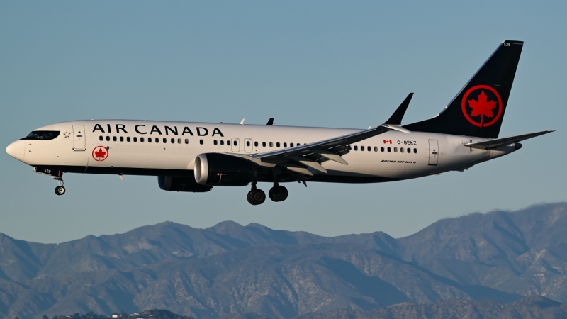 Photo of C-GEKZ - Air Canada Boeing 737 MAX 8 at LAX on AeroXplorer Aviation Database