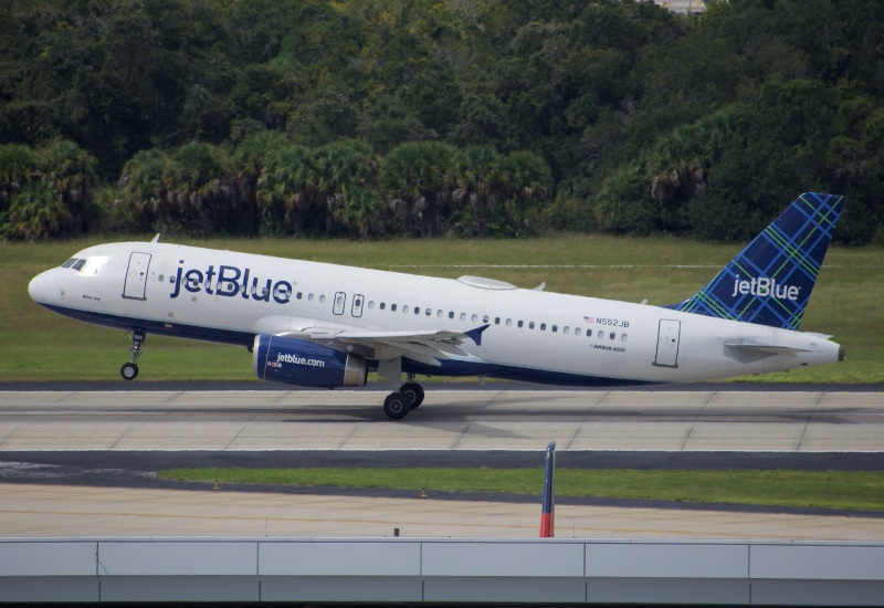 Photo of N552JB - JetBlue Airways Airbus A320 at TPA on AeroXplorer Aviation Database