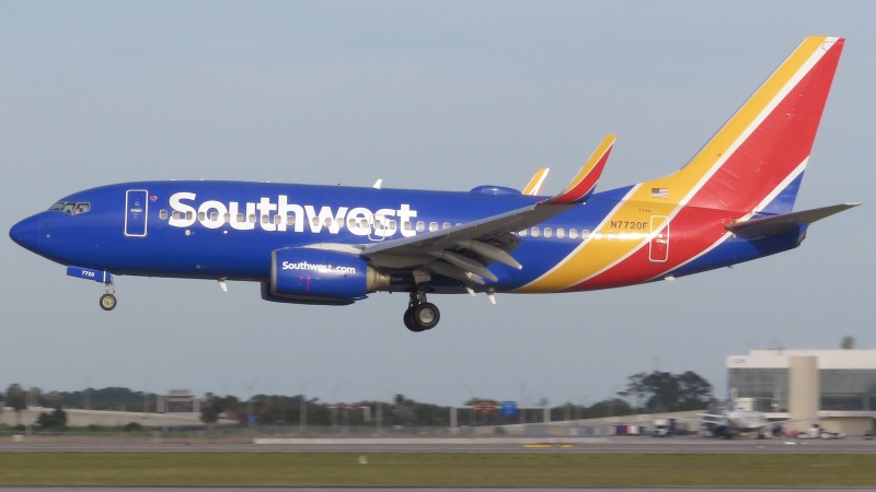 Photo of N7720F - Southwest Airlines Boeing 737-700 at MCO on AeroXplorer Aviation Database