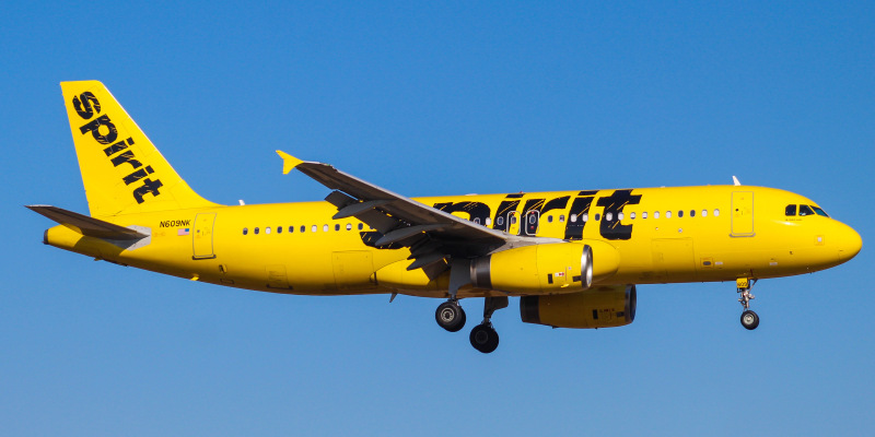 Photo of N609NK - Spirit Airlines Airbus A320 at PHL on AeroXplorer Aviation Database