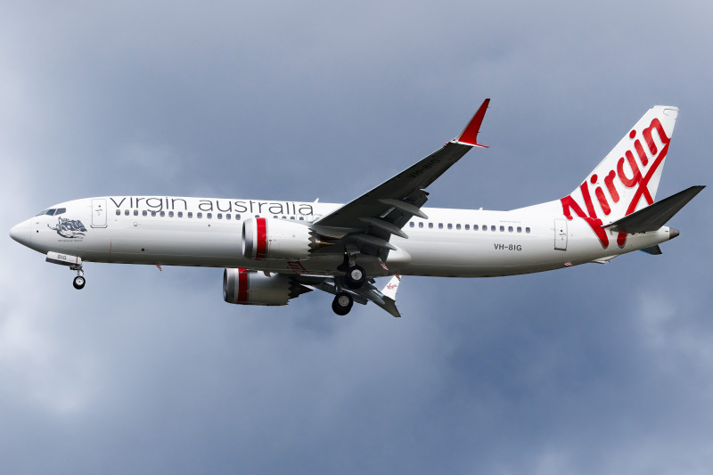 Photo of VH-8IG - Virgin Australia Boeing 737 MAX 8 at MLB on AeroXplorer Aviation Database