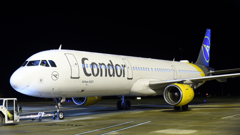 Photo of D-ATCC - Condor Airbus A321-200 at NWI on AeroXplorer Aviation Database