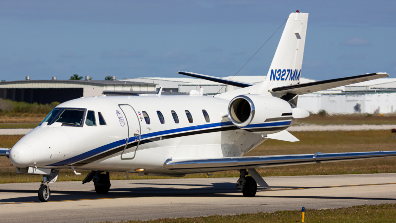 Photo of N327MM - PRIVATE Cessna Citation 560XL Excel at APF on AeroXplorer Aviation Database