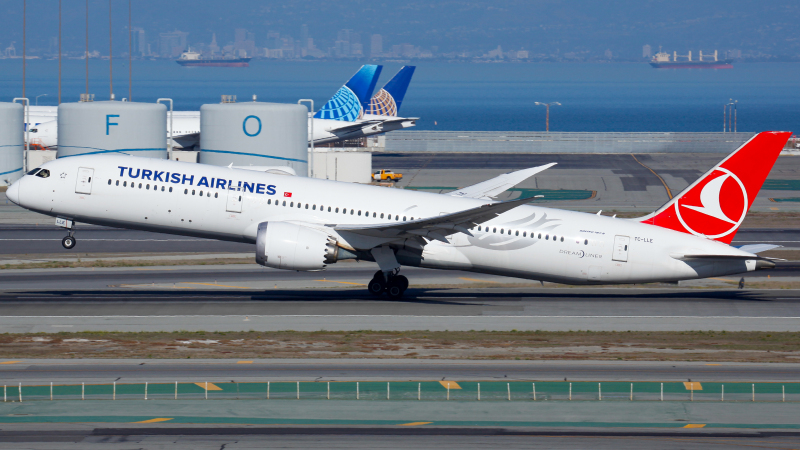 Photo of TC-LLE - Turkish Airlines Boeing 787-9 at SFO on AeroXplorer Aviation Database