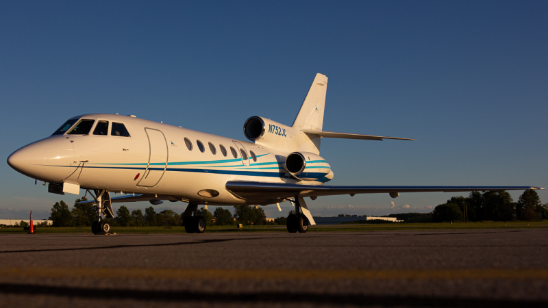 Photo of N752JC - PRIVATE Dassault Falcon 50 at DLZ on AeroXplorer Aviation Database