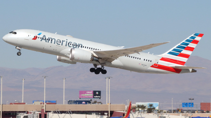 Photo of N819AN - American Airlines Boeing 787-8 at LAS on AeroXplorer Aviation Database