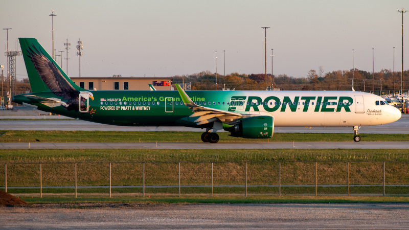 Photo of N603FR - Frontier Airlines Airbus A321NEO at IND on AeroXplorer Aviation Database