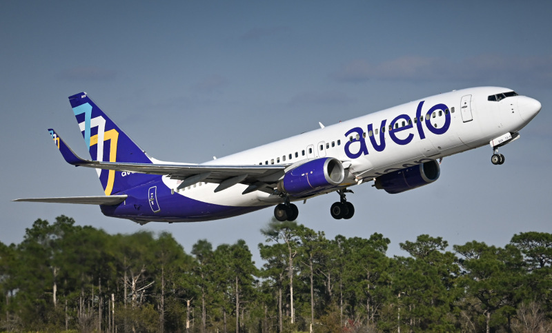 Photo of N809VL - Avelo Airlines Boeing 737-800 at MCO on AeroXplorer Aviation Database