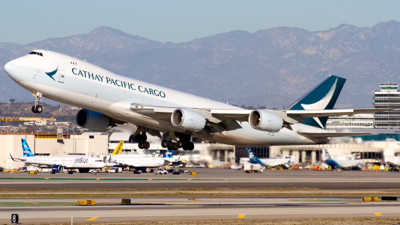 Photo of B-LJM - Cathay Pacific Cargo Boeing 747-8F at LAX on AeroXplorer Aviation Database