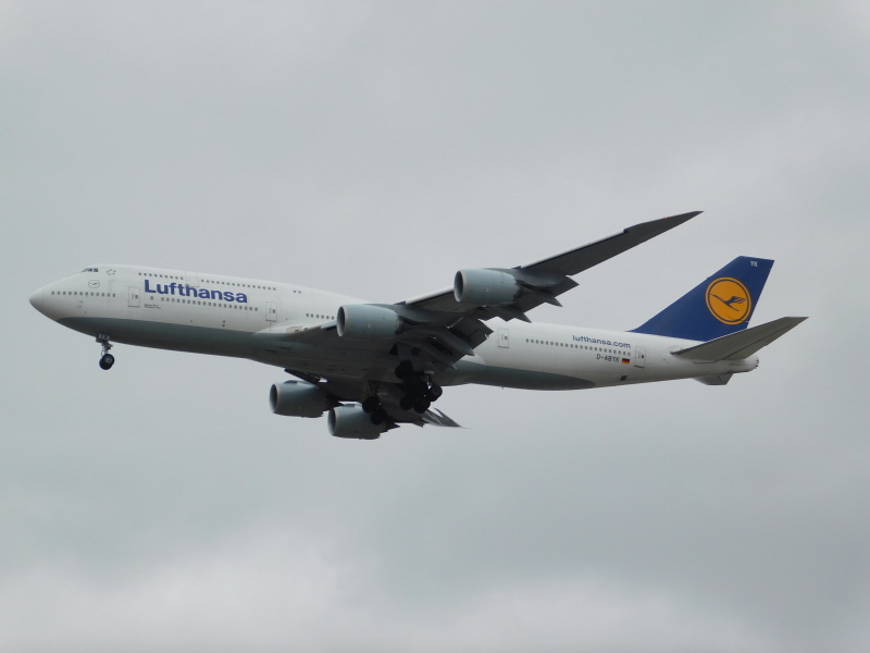 Photo of  D-ABYK - Lufthansa  Boeing 747-8i at Ord on AeroXplorer Aviation Database