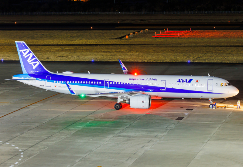Photo of JA141A - All Nippon Airways Airbus A321NEO at SDJ on AeroXplorer Aviation Database
