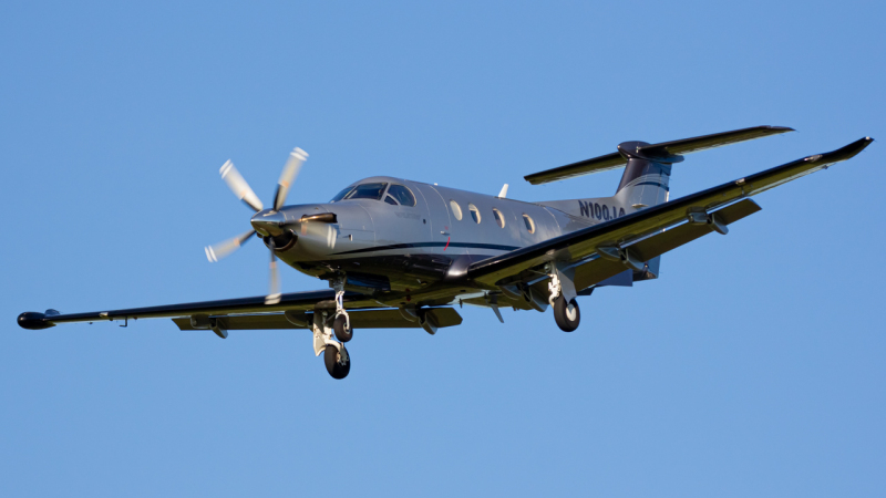 Photo of N100JA - PRIVATE Pilatus PC-12 at CMH on AeroXplorer Aviation Database