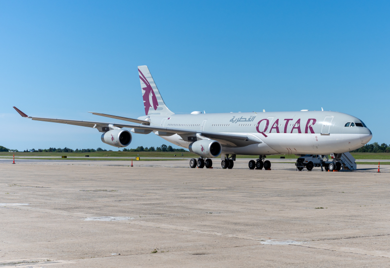 Photo of A7-HHK - Qatar Amiri Flight Airbus A340-200 at PSM on AeroXplorer Aviation Database