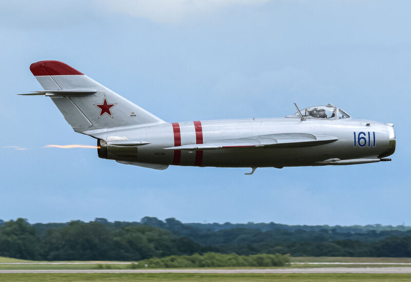 Photo of NX217SH - PRIVATE Mikoyan-Gurevich MiG-17 at FOE on AeroXplorer Aviation Database