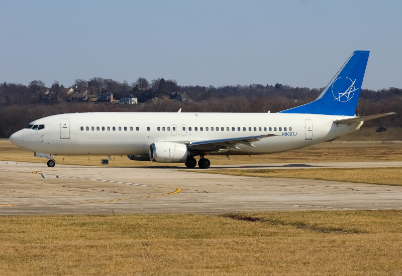 Photo of N802TJ - iAero Airways Boeing 737-4B7 at LUK on AeroXplorer Aviation Database