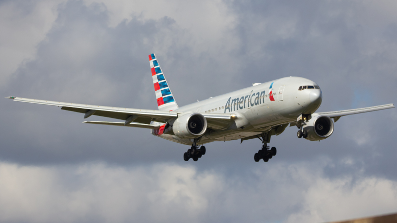 Photo of N754AN - American Airlines Boeing 777-200ER at MIA on AeroXplorer Aviation Database