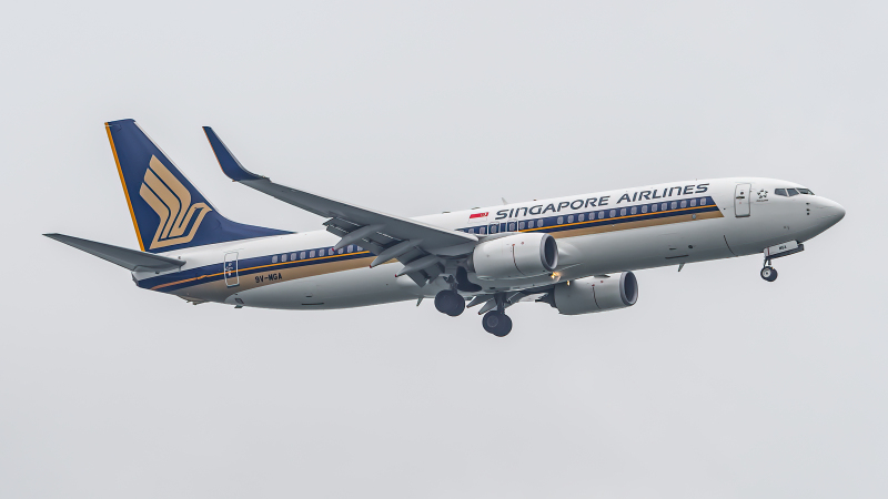 Photo of 9V-MGA - Singapore Airlines Boeing 737-800 at SIN on AeroXplorer Aviation Database