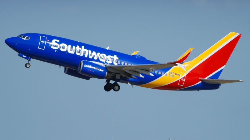 Photo of N284WN - Southwest Airlines Boeing 737-700 at OKC on AeroXplorer Aviation Database