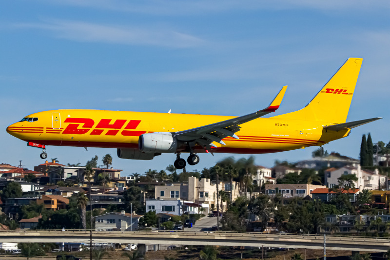 Photo of N707HP - DHL Boeing 737-800 at SAN on AeroXplorer Aviation Database