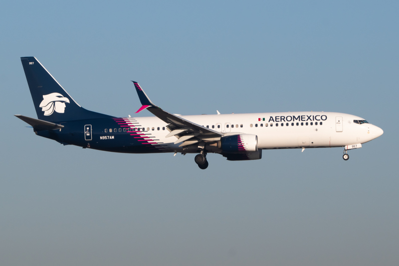 Photo of N957AM - Aeromexico Boeing 737-800 at MEX on AeroXplorer Aviation Database