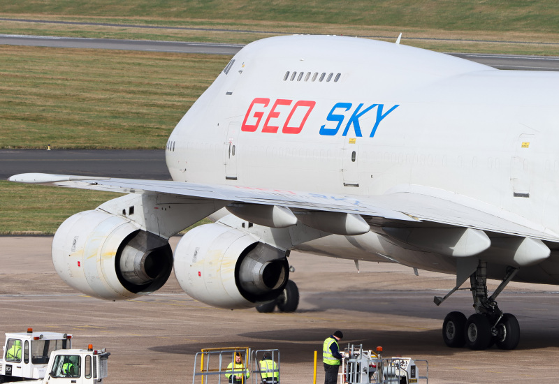 Photo of 4L-GEO - Geo Sky Boeing 747-200 at BHX on AeroXplorer Aviation Database