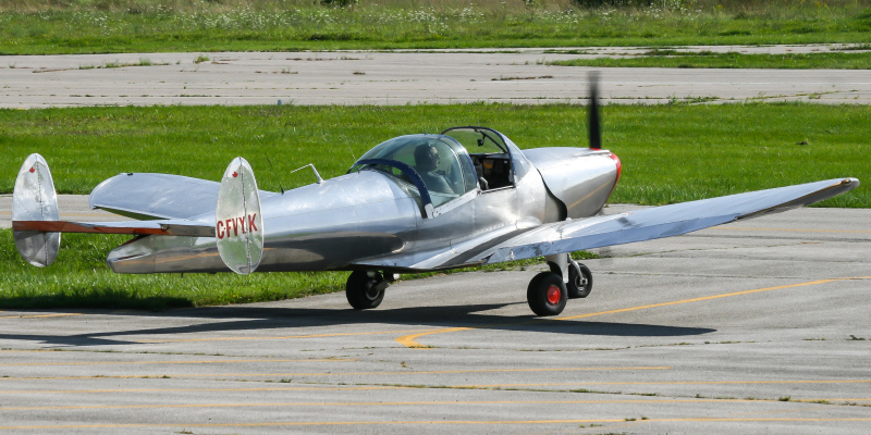 Photo of C-FVYK - PRIVATE Alon A-2 aircoupe at CZBA on AeroXplorer Aviation Database