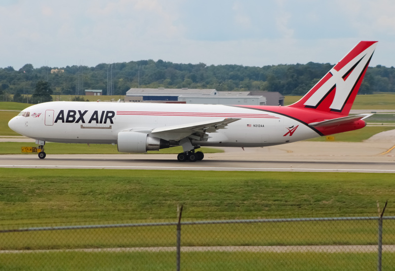 Photo of N312AA - ABX Air Boeing 767-200F at CVG on AeroXplorer Aviation Database