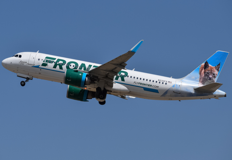 Photo of N330FR - Frontier Airlines Airbus A320NEO at DEN on AeroXplorer Aviation Database