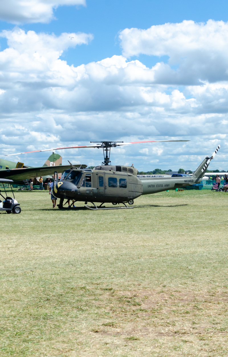 Photo of NX34GD - PRIVATE Bell UH-1 Huey/Iroquois  at OSH on AeroXplorer Aviation Database