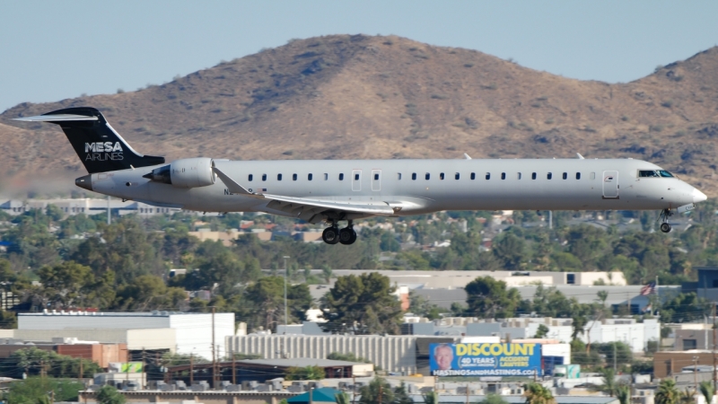 Photo of N248LR - Mesa Airlines  Mitsubishi CRJ-900 at PHX on AeroXplorer Aviation Database