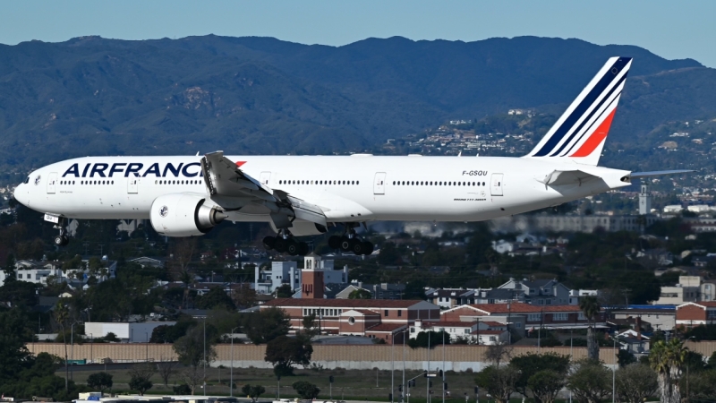 Photo of F-GSQU - Air France Boeing 777-300ER at LAX on AeroXplorer Aviation Database