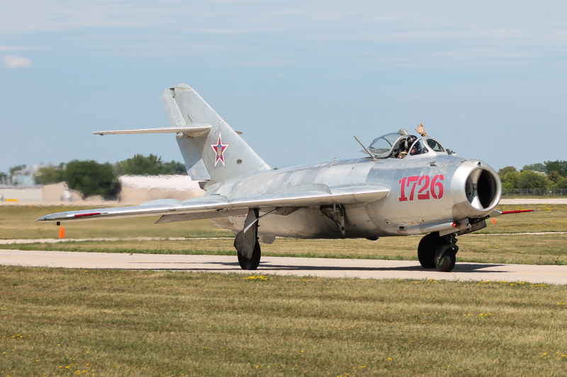 Photo of N1726M - PRIVATE Mikoyan-Gurevich MiG-17 at OSH on AeroXplorer Aviation Database