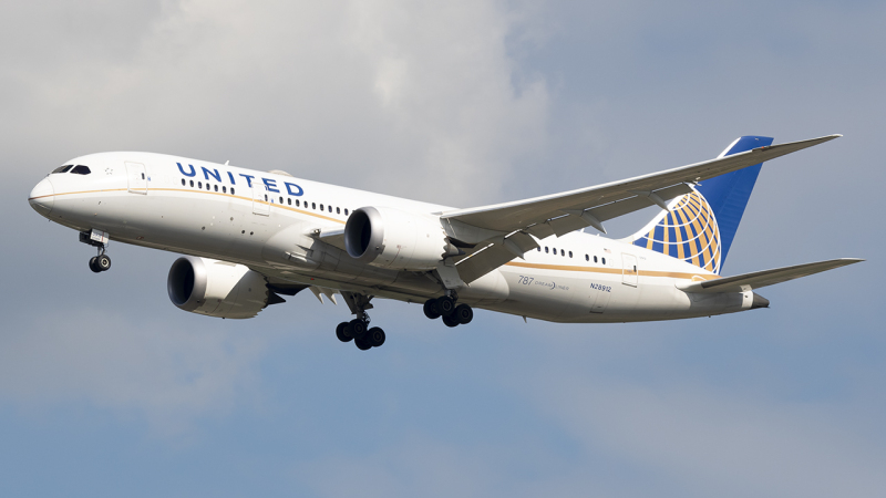 Photo of N28912 - United Airlines Boeing 787-8 at IAD on AeroXplorer Aviation Database