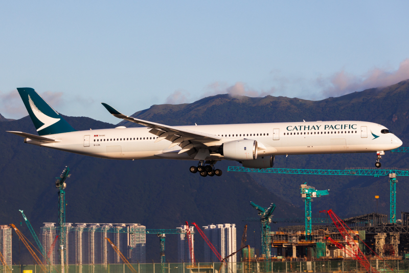 Photo of B-LXA - Cathay Pacific Airbus A350-1000 at HKG on AeroXplorer Aviation Database