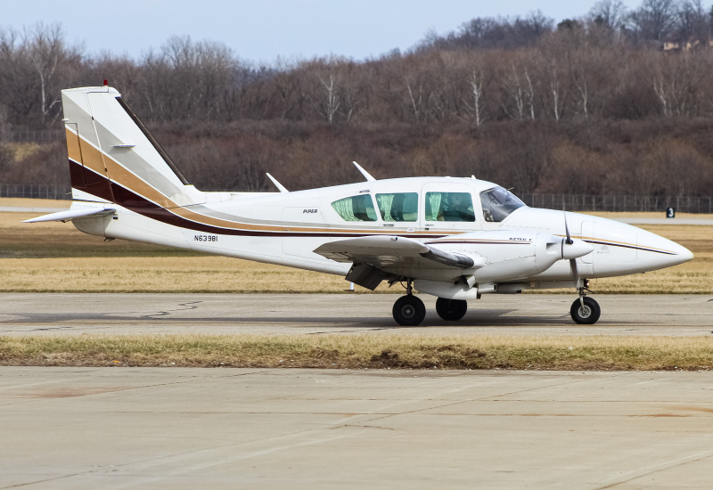 Photo of N63981 - PRIVATE  Piper PA 23 at LUK on AeroXplorer Aviation Database