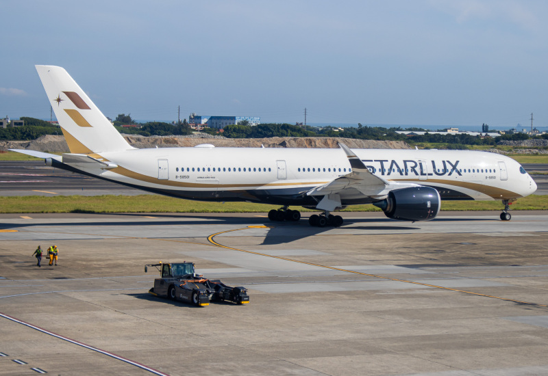 Photo of B-58501 - Starlux Airlines Airbus A350-900 at TPE on AeroXplorer Aviation Database