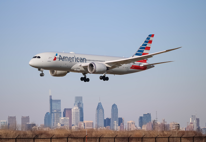 Photo of N875BD - American Airlines Boeing 787-8 at PHL on AeroXplorer Aviation Database