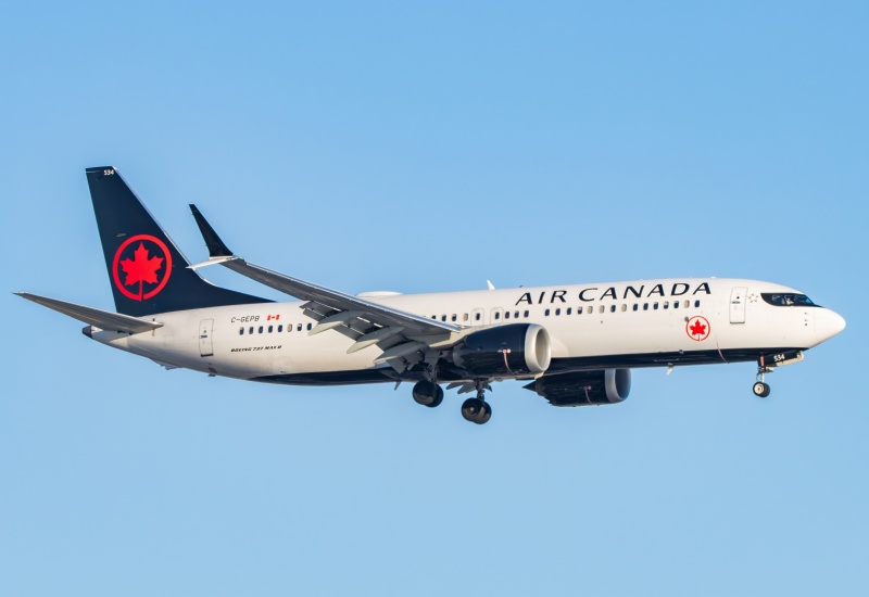 Photo of C-GEPB - Air Canada Boeing 737 MAX 8 at EWR on AeroXplorer Aviation Database