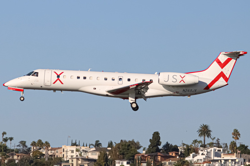 Photo of N266JX - JetSuiteX Embraer ERJ135 at SAN on AeroXplorer Aviation Database