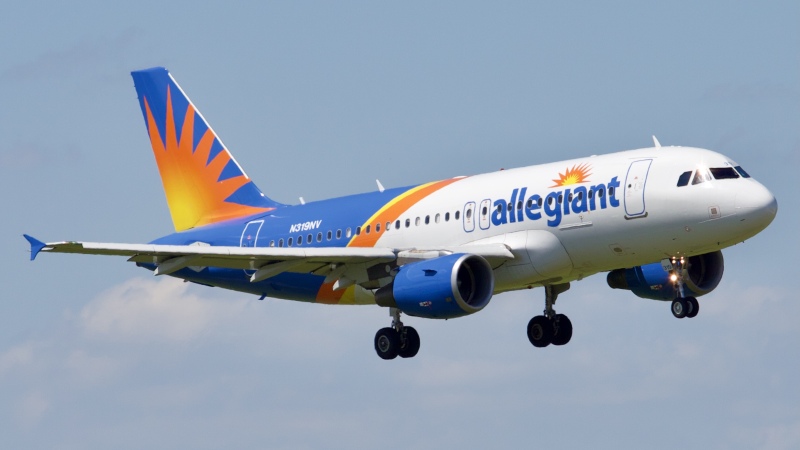 Photo of N319NV - Allegiant Air Airbus A319 at HOU on AeroXplorer Aviation Database