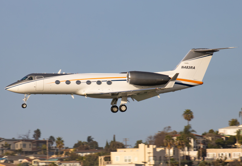 Photo of N483RA - PRIVATE Gulfstream IV at SAN on AeroXplorer Aviation Database